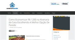 Desktop Screenshot of construirbarato.com.br