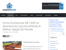Tablet Screenshot of construirbarato.com.br